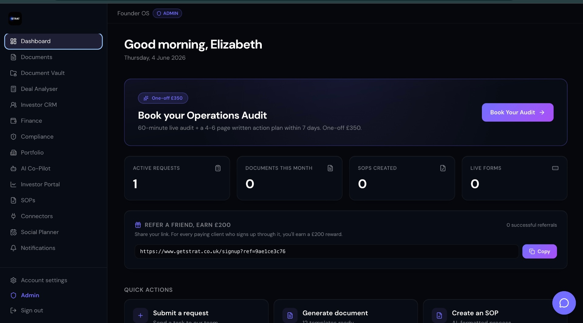 Business Dashboard